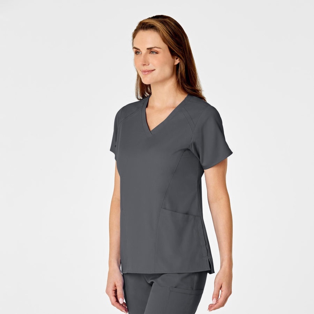 WonderWink PRO Women's Four Pocket V-Neck Scrub Top